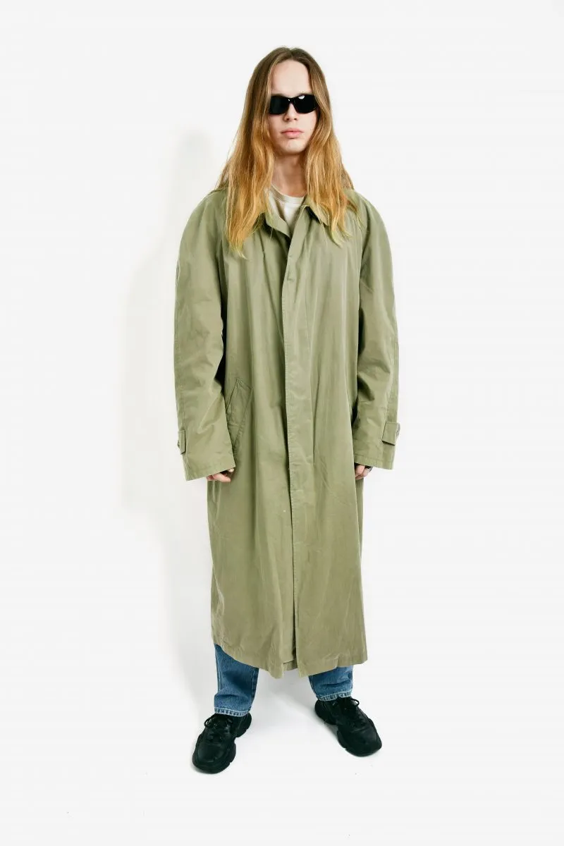 80s detective trench coat khaki