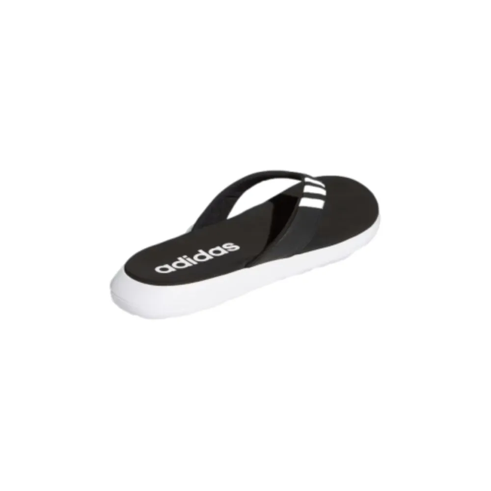 Adidas Men's Comfort Flip-Flops Slipper (Core Black/Cloud White/Core Black)