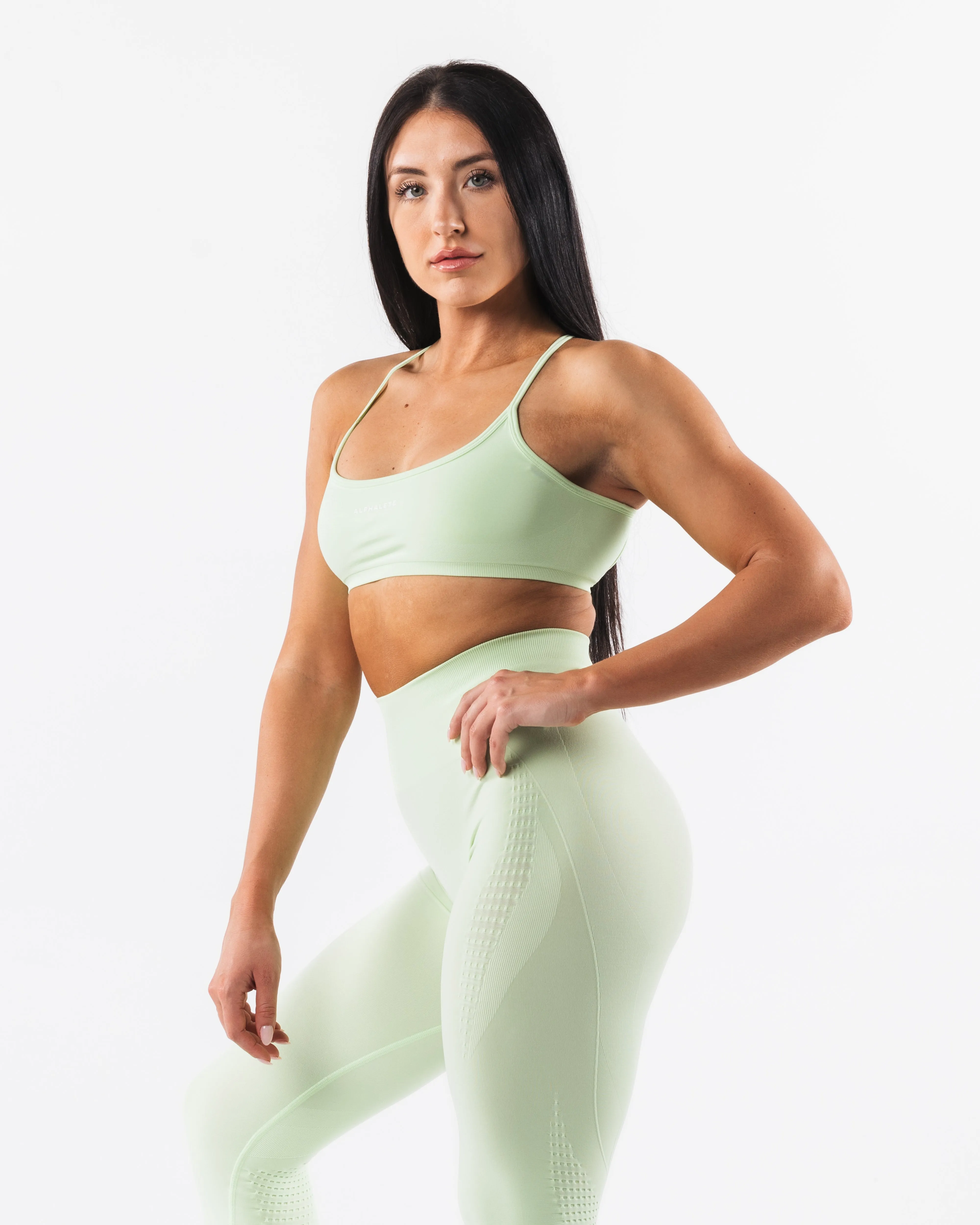 Amplify Back Cross Bra - Citrus Frost