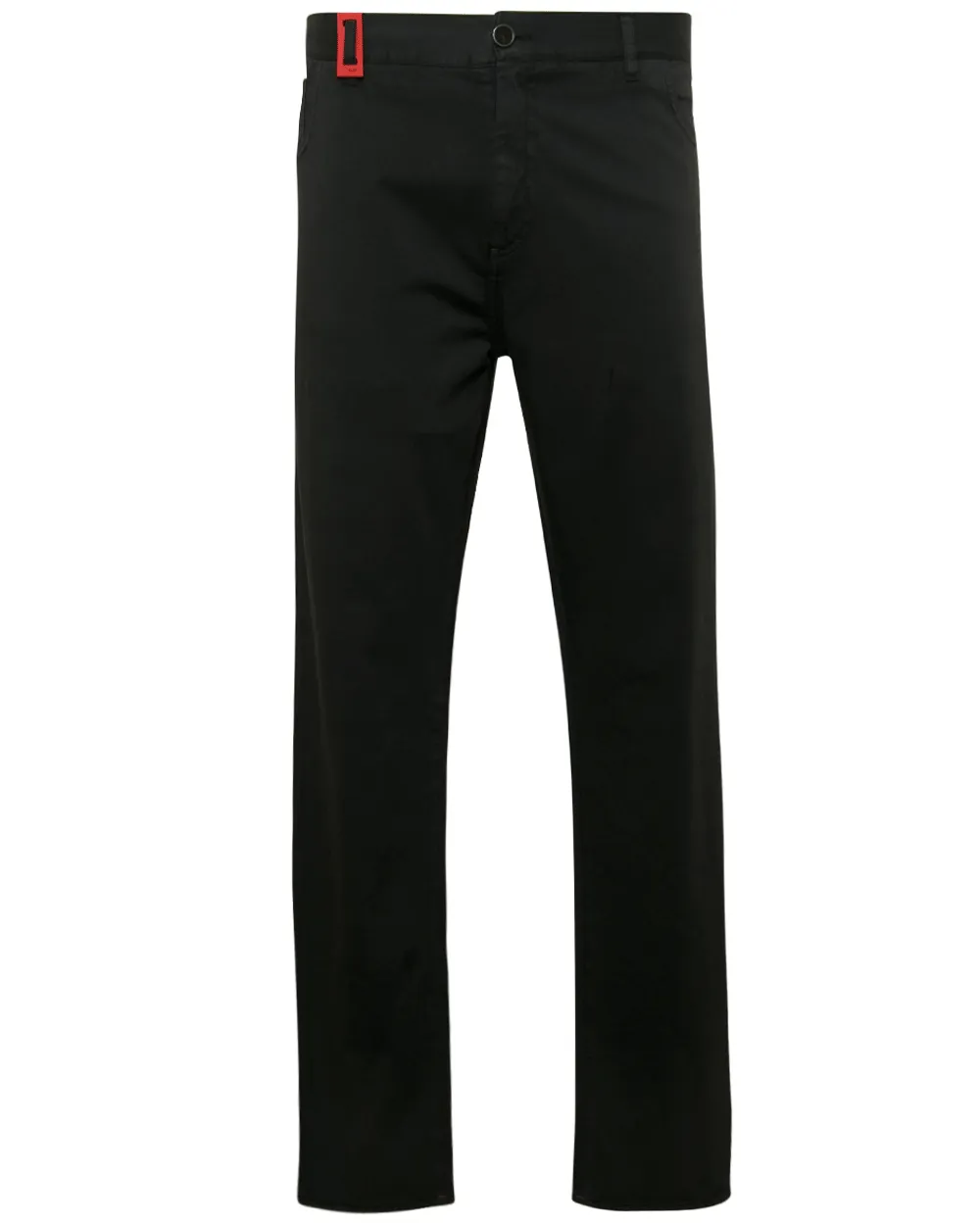 Anthracite Cotton Cashmere Slim Straight 5 Pocket Pant