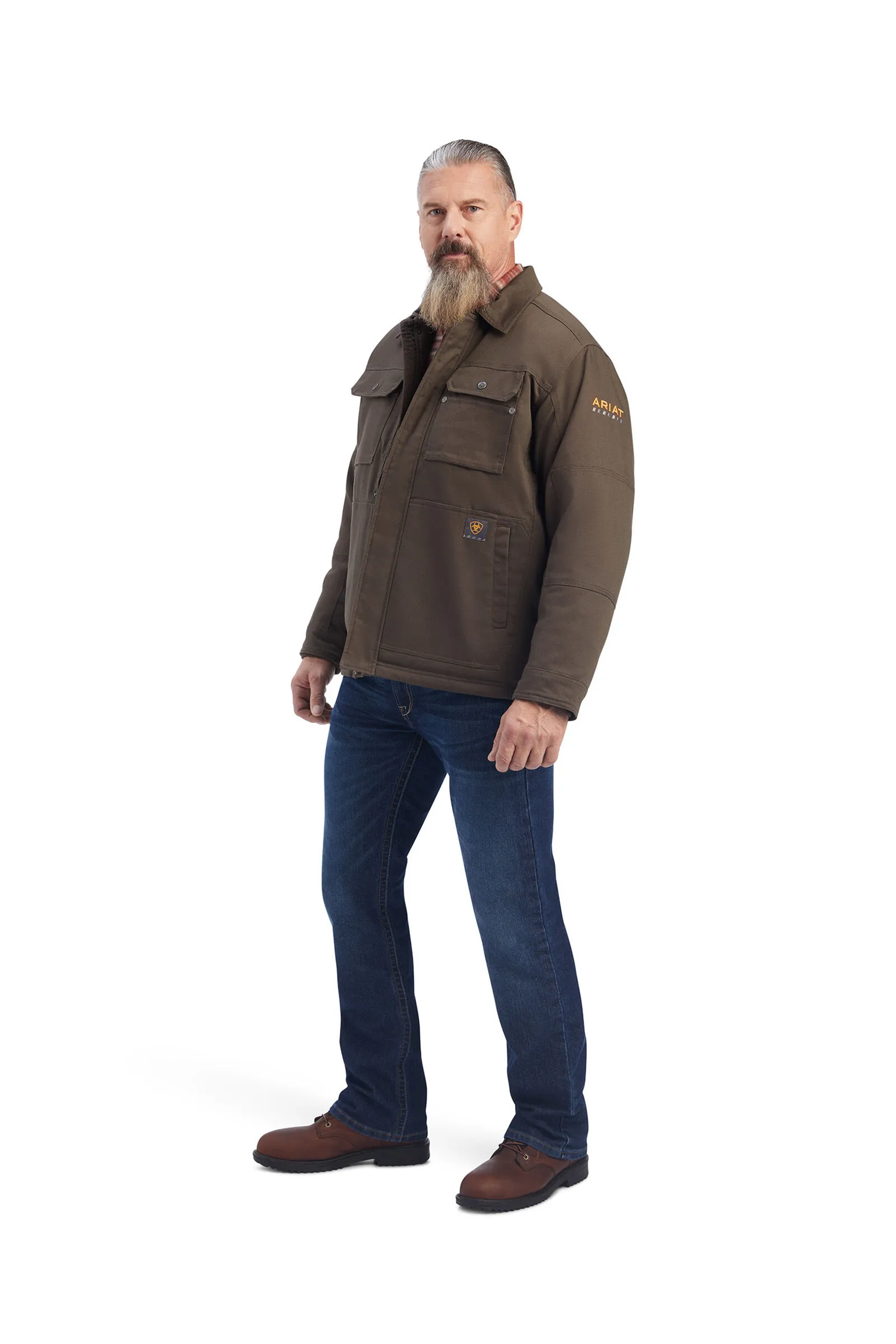 Ariat Rebar DuraCanvas Sherpa-Lined Coat