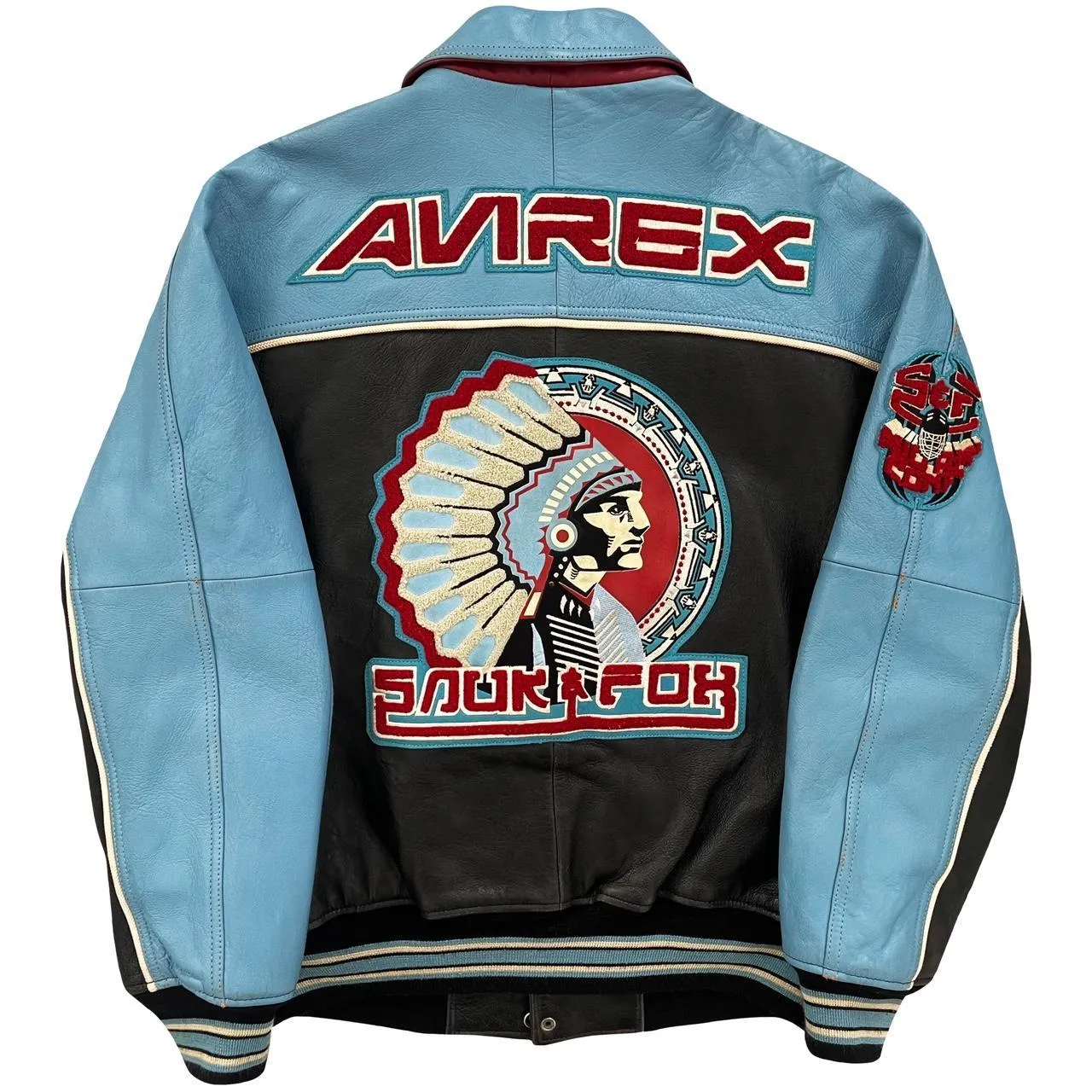 Avirex Leather Varsity Jacket