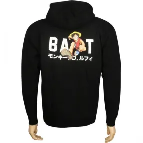 BAIT x One Piece Luffy BAIT Logo Zip Hoody (black)