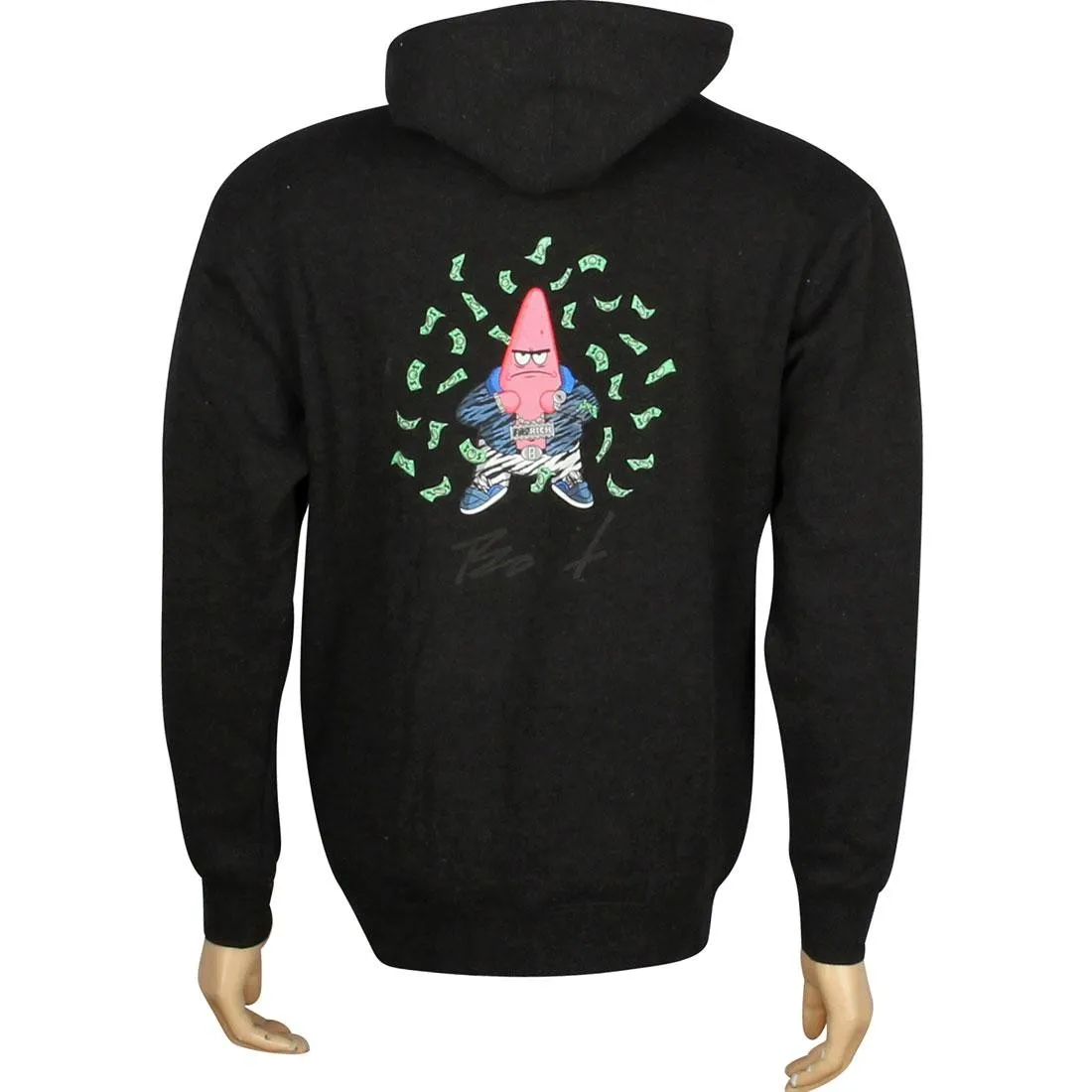 BAIT x SpongeBob Patrick Pullover Hoody (gray / charcoal heather)