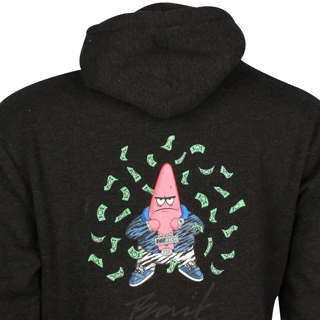 BAIT x SpongeBob Patrick Pullover Hoody (gray / charcoal heather)