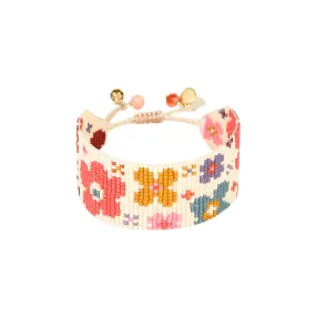 Beaded Flower Bracelet