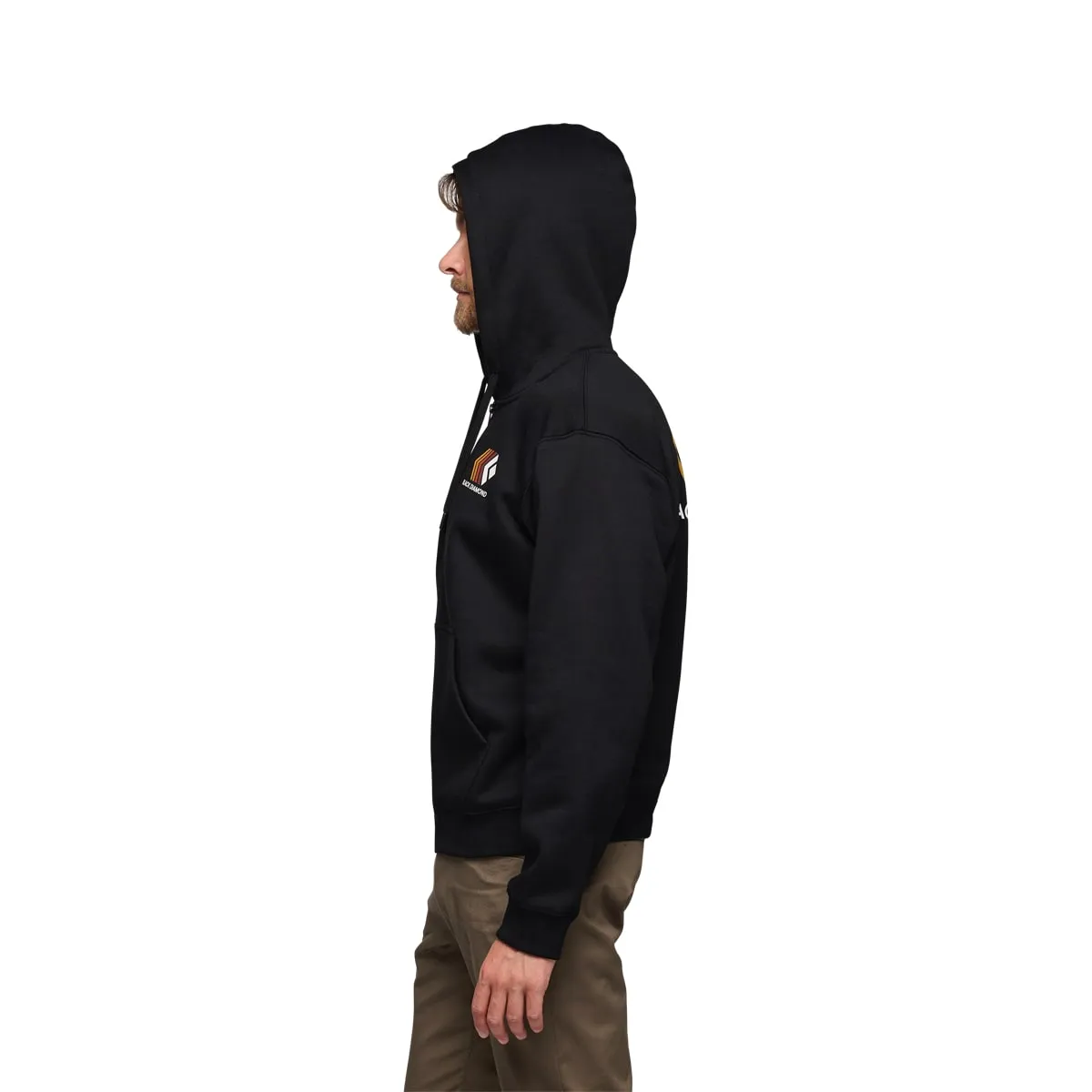 Black Diamond Men's Faded Full Zip Hoody Black | Buy Black Diamond Men's Faded Full Zip Hoody Black here | Outnorth