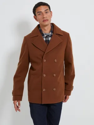 Brown Formal Coat | Men | George at ASDA