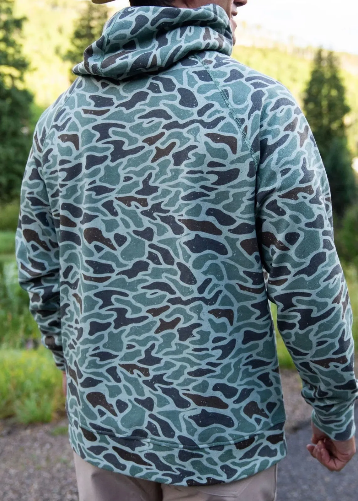 Burlebo Fleece Retro Duck Camo