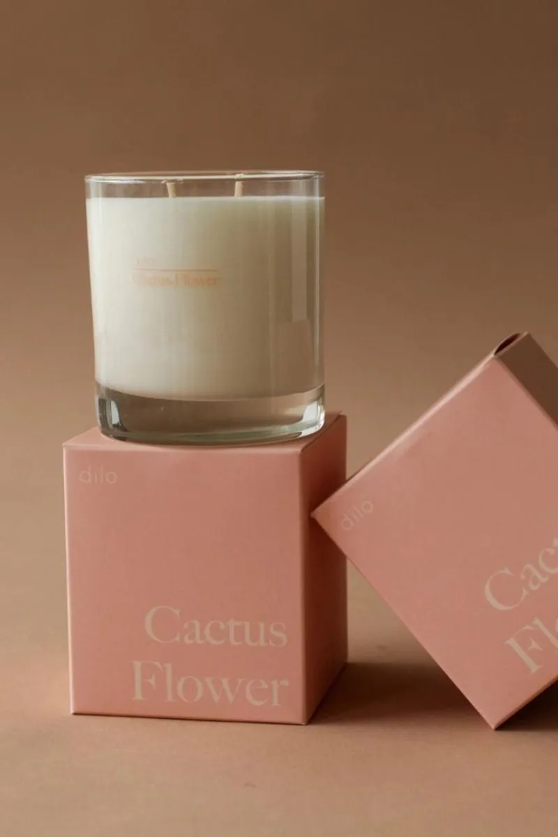 Cactus Flower Candle