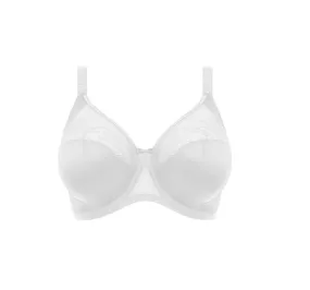 Cate Underwire Full Cup Banded Bra - White