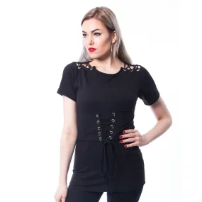 CHAR TOP - BLACK