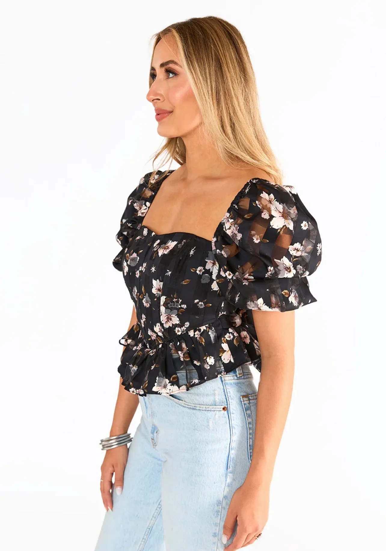 Chloe Flower Top