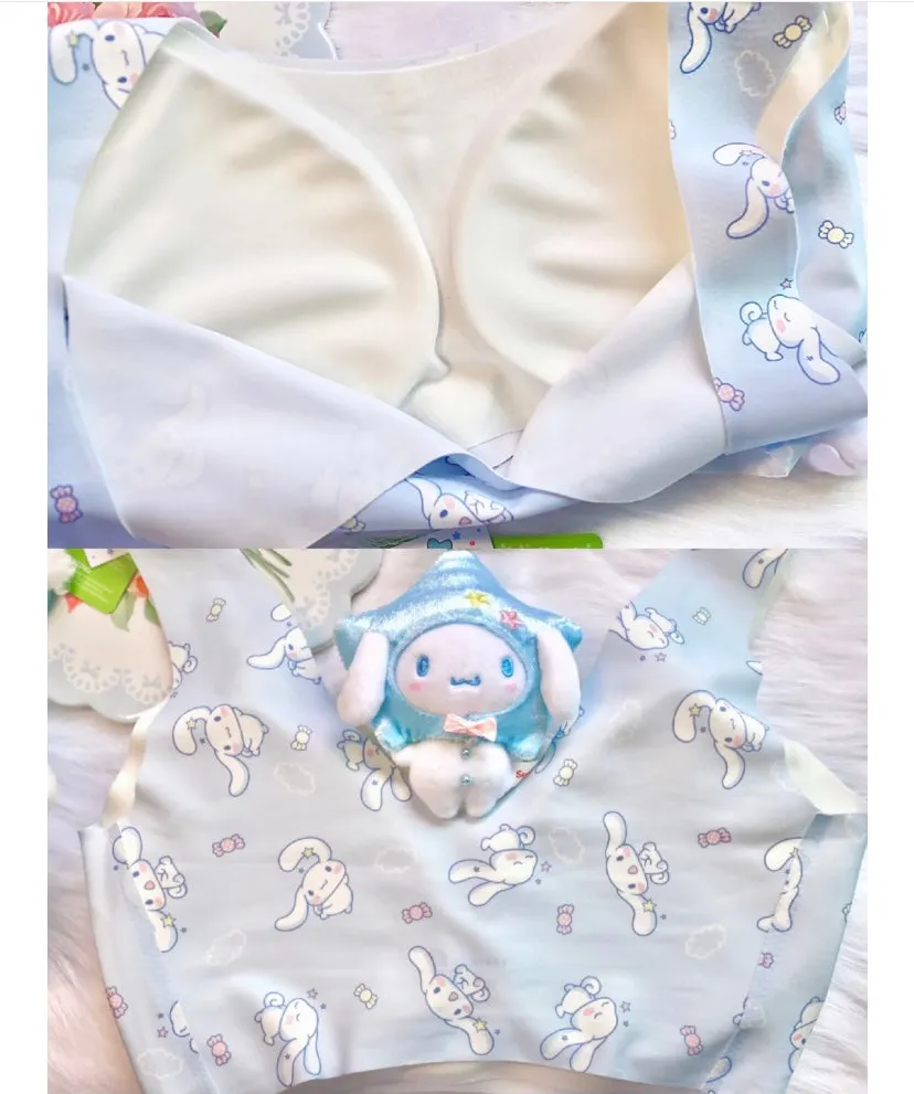 Cinnamoroll bralette soft blue girly