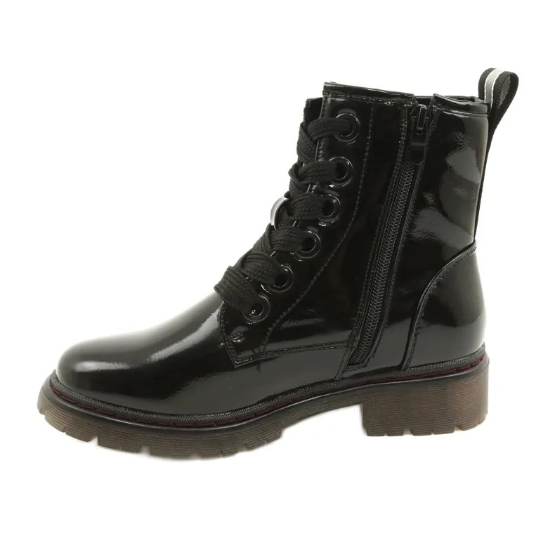 Classic Boots Lacquered Boots Evento 21BT35-4233 Black