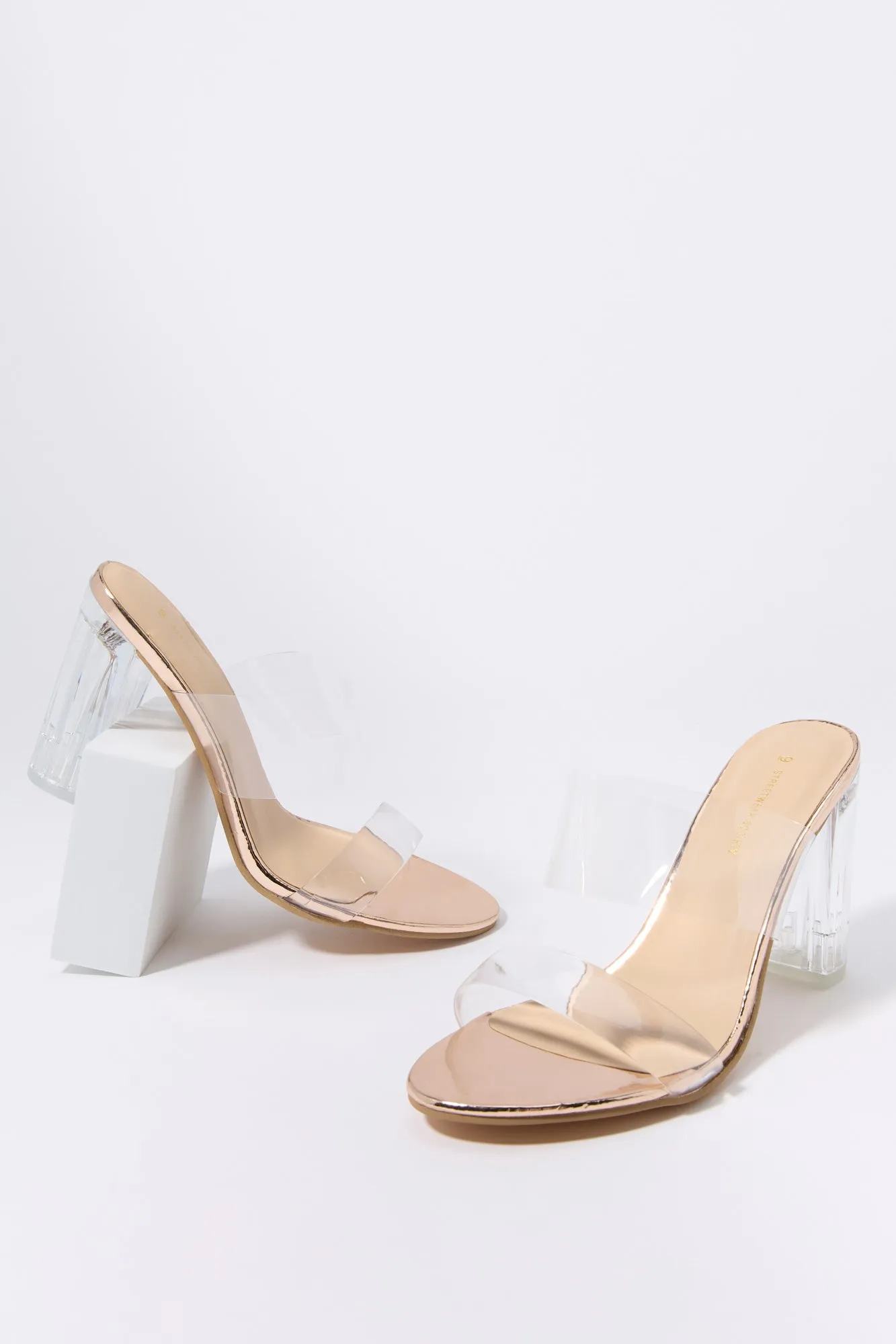 Clear Band High Heel