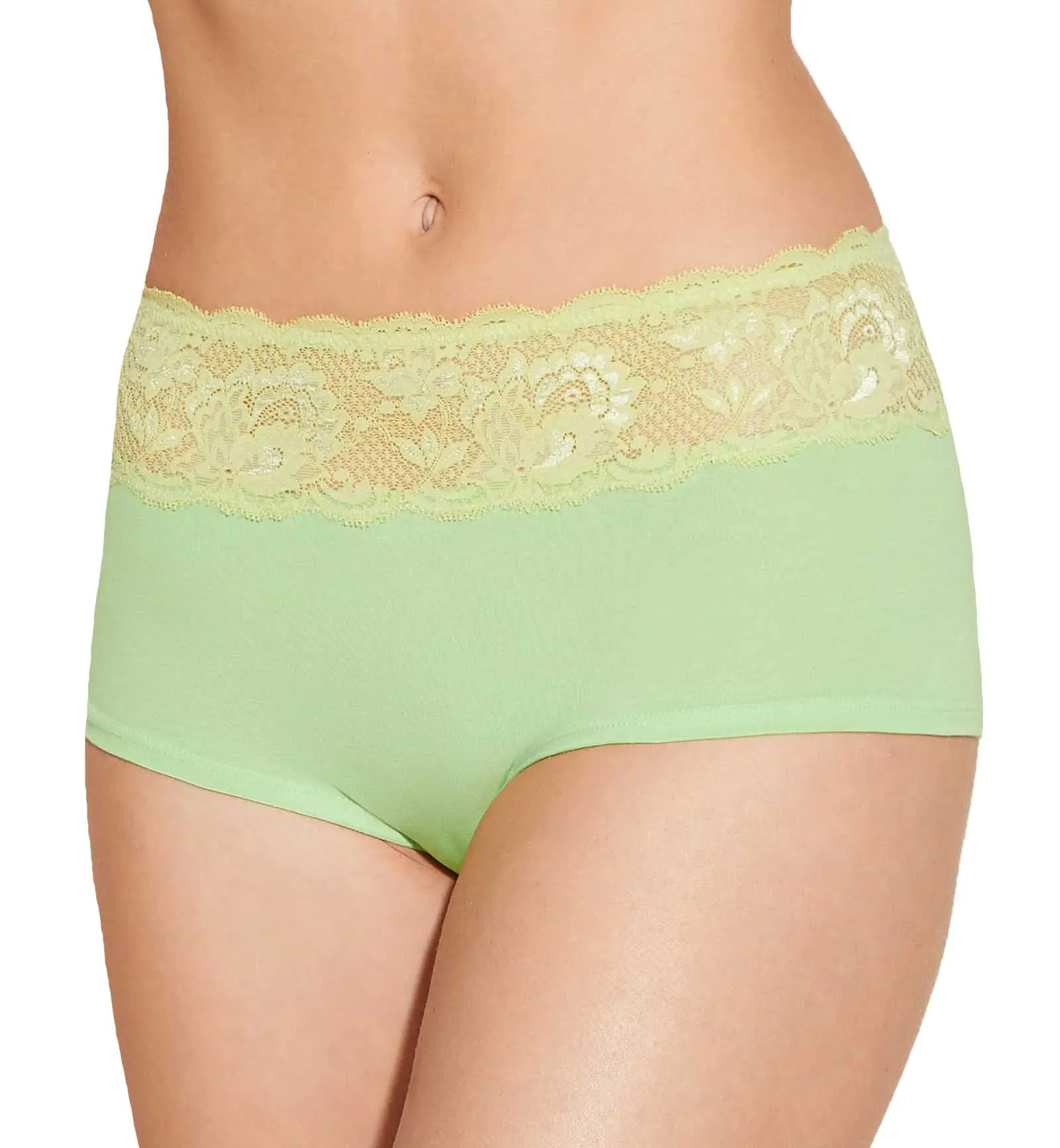 Cosabella Never Say Never Peachie Hotpant (NEVER0743) - Chakra Green