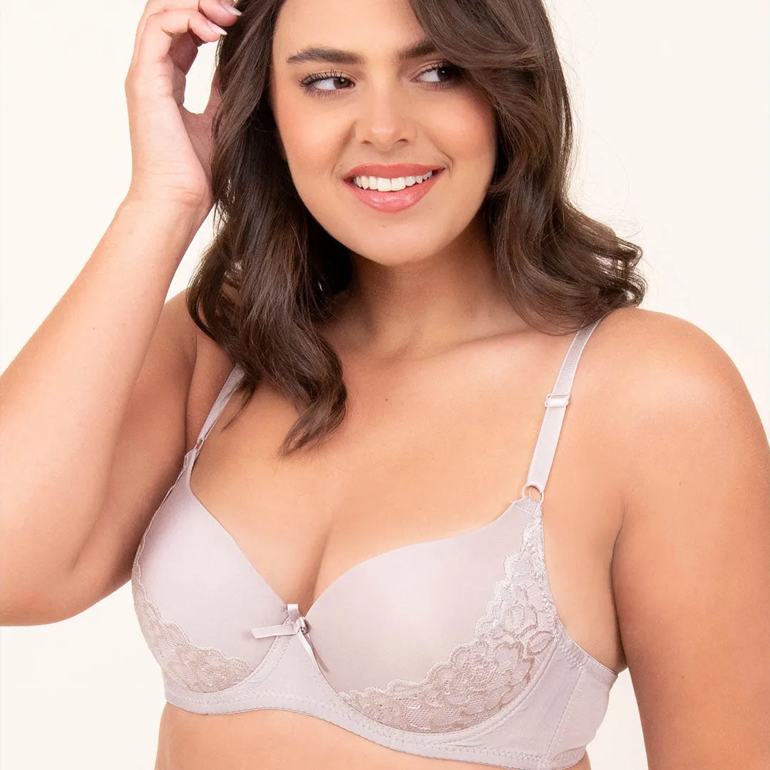 Cozy Zone Bra, Taupe