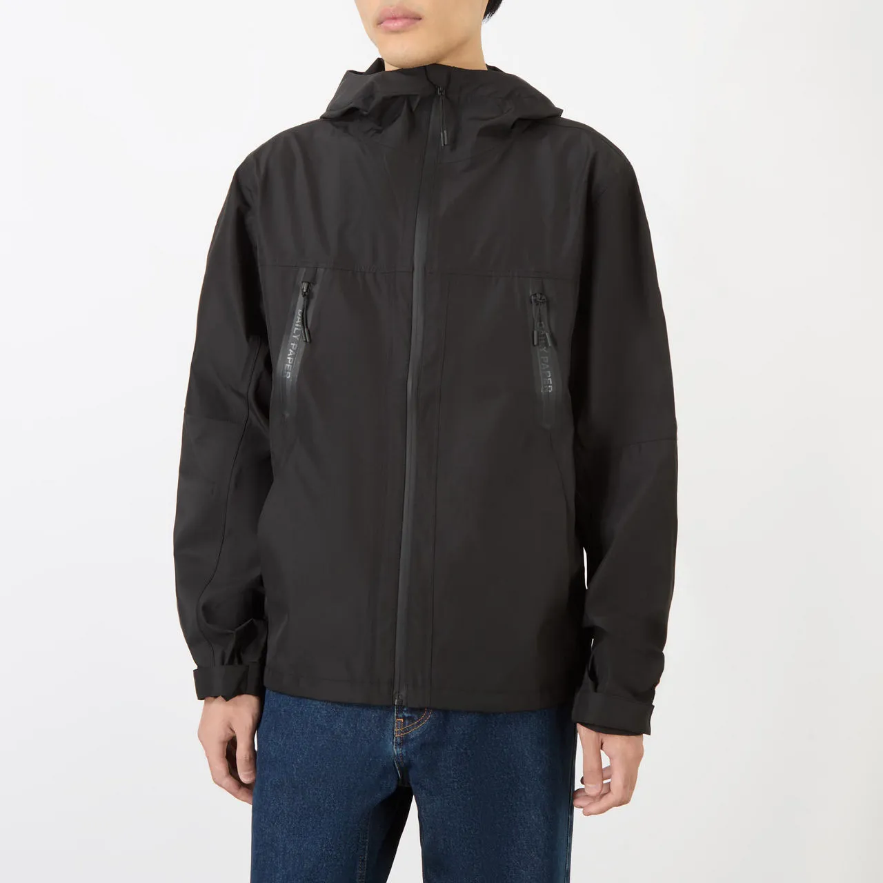 DAILY PAPER Kunle Rain Jacket - Black