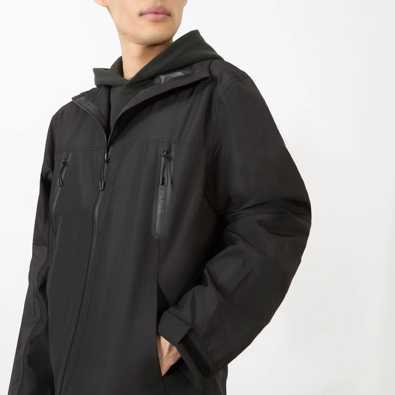 DAILY PAPER Kunle Rain Jacket - Black