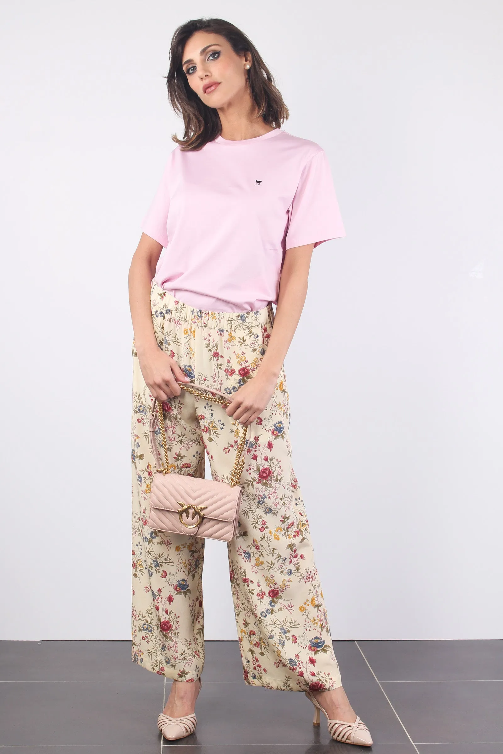 Deodara T-shirt Cotone Rosa