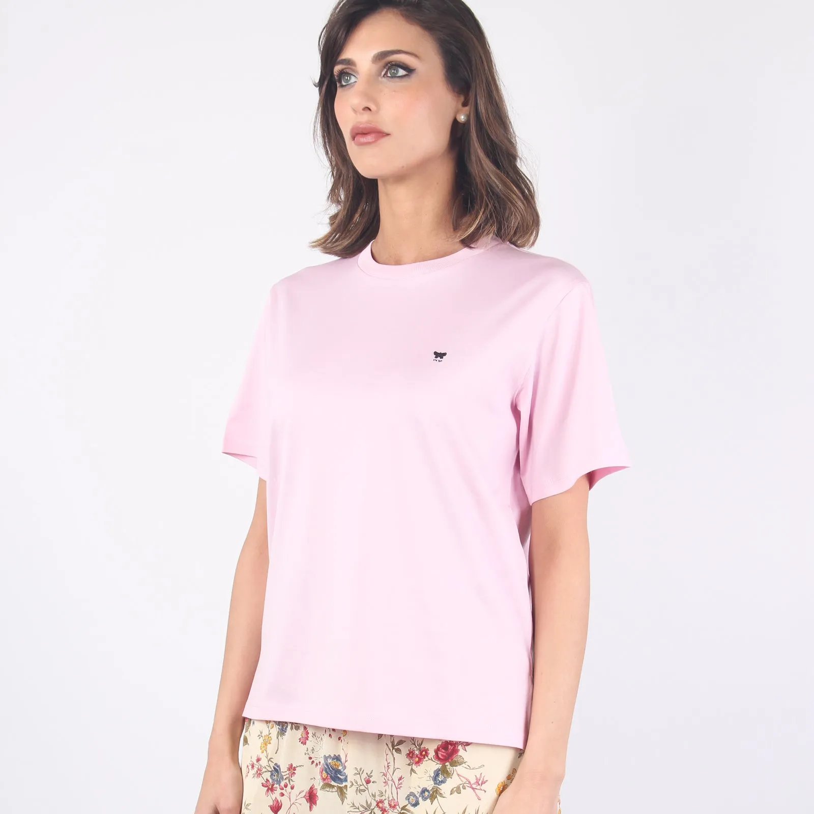 Deodara T-shirt Cotone Rosa