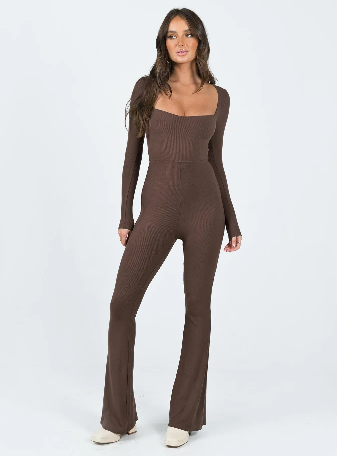 Devera Jumpsuit Brown