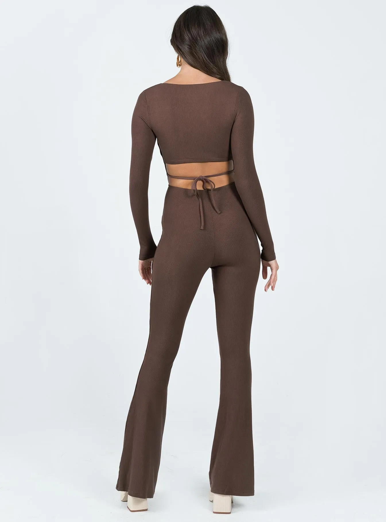 Devera Jumpsuit Brown