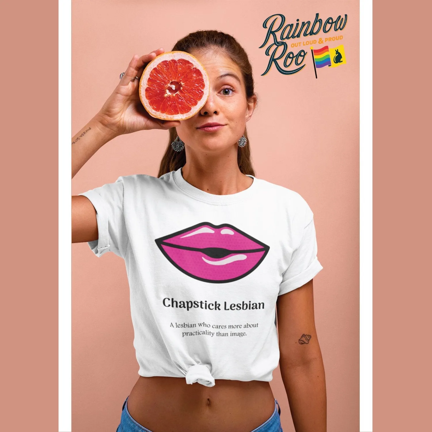 Dicktionary Chapstick Lesbian T-Shirt Unisex (L008)