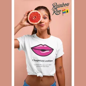 Dicktionary Chapstick Lesbian T-Shirt Unisex (L008)