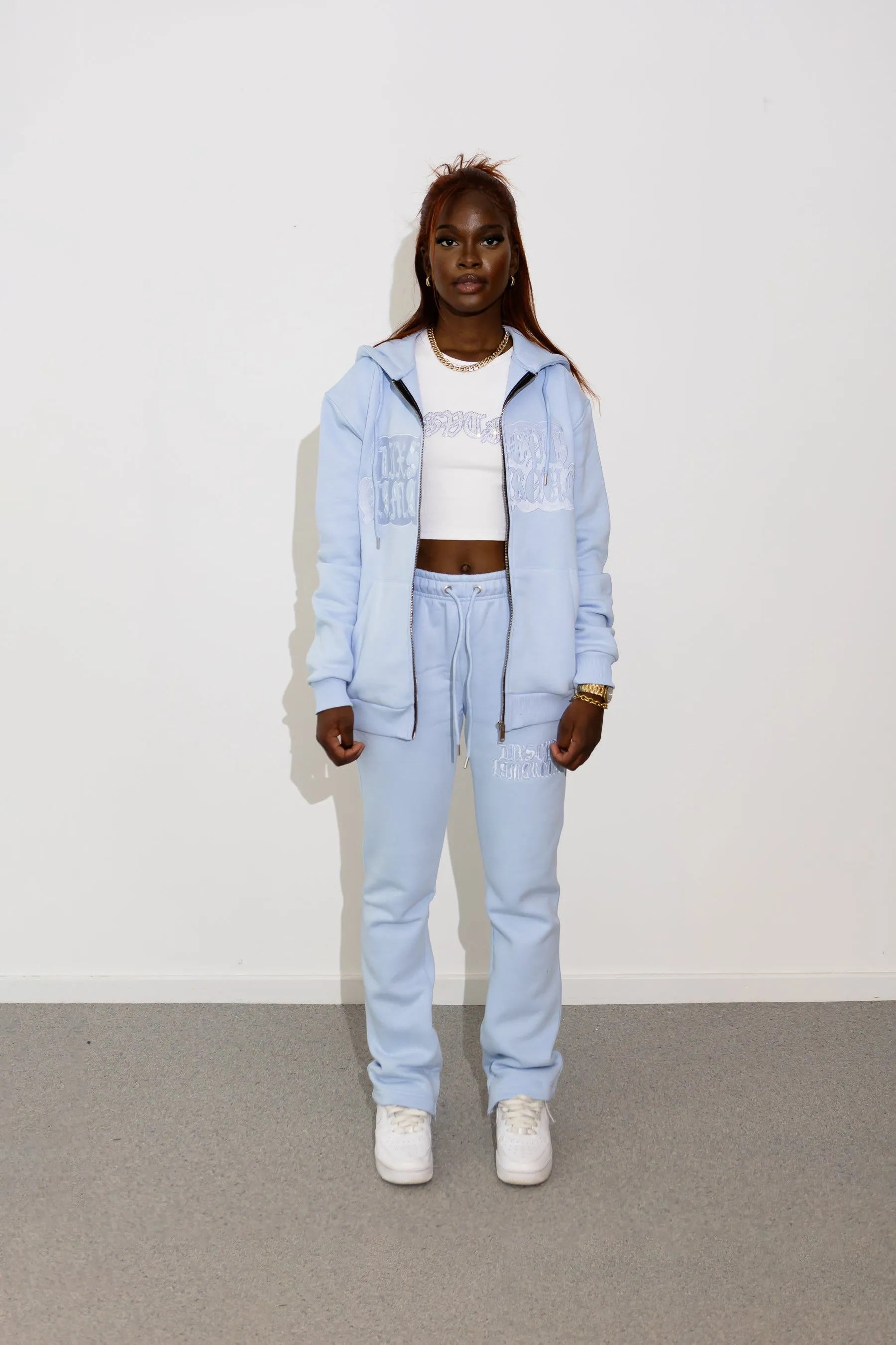 Dix-Sept La Marque Baby Blue Zip up