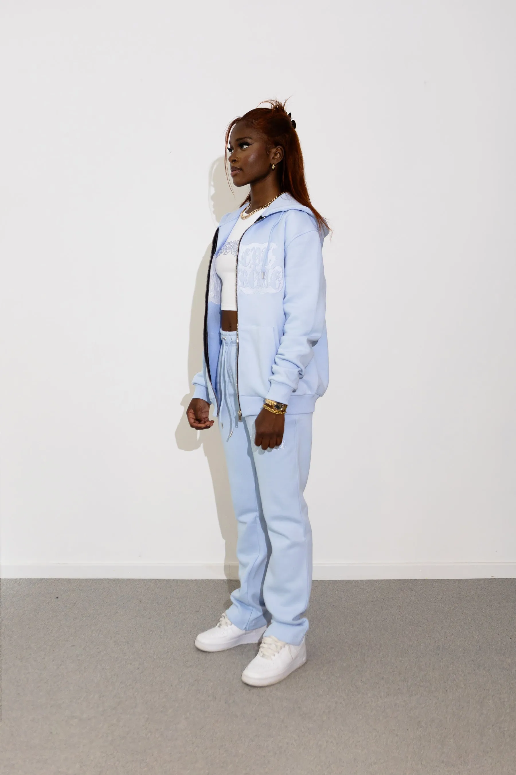 Dix-Sept La Marque Baby Blue Zip up