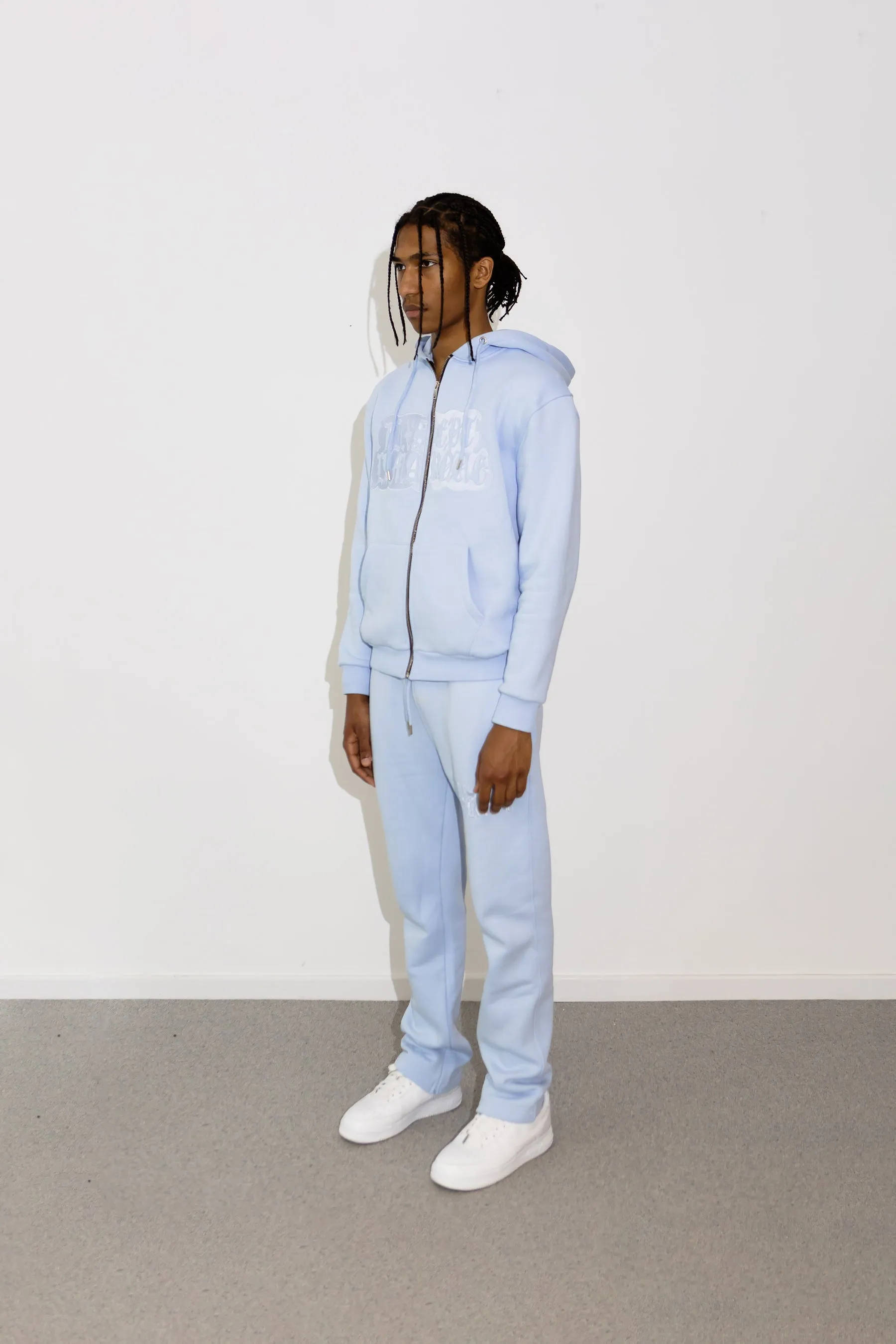 Dix-Sept La Marque Baby Blue Zip up