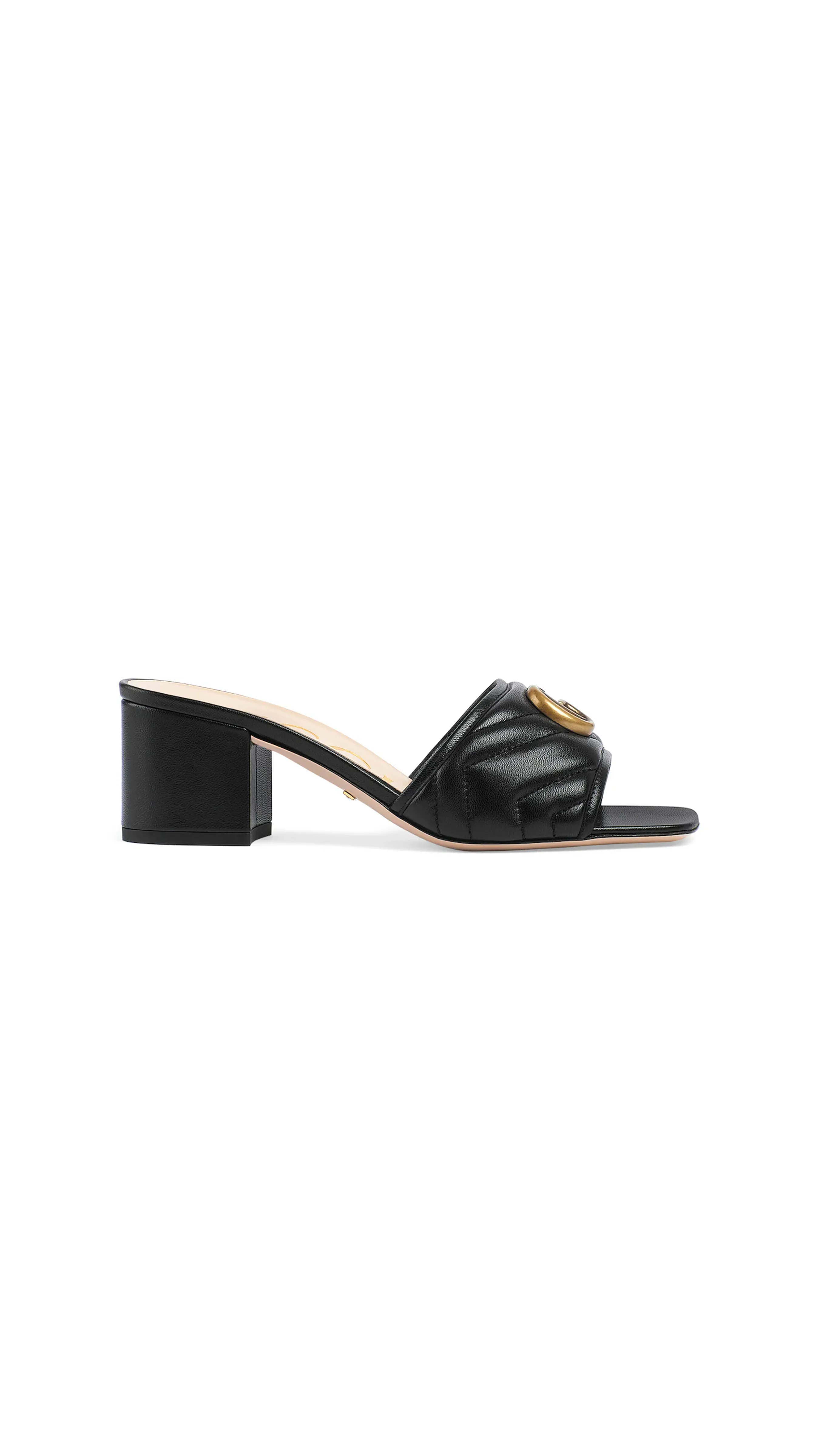 Double G Slide Sandal - Black