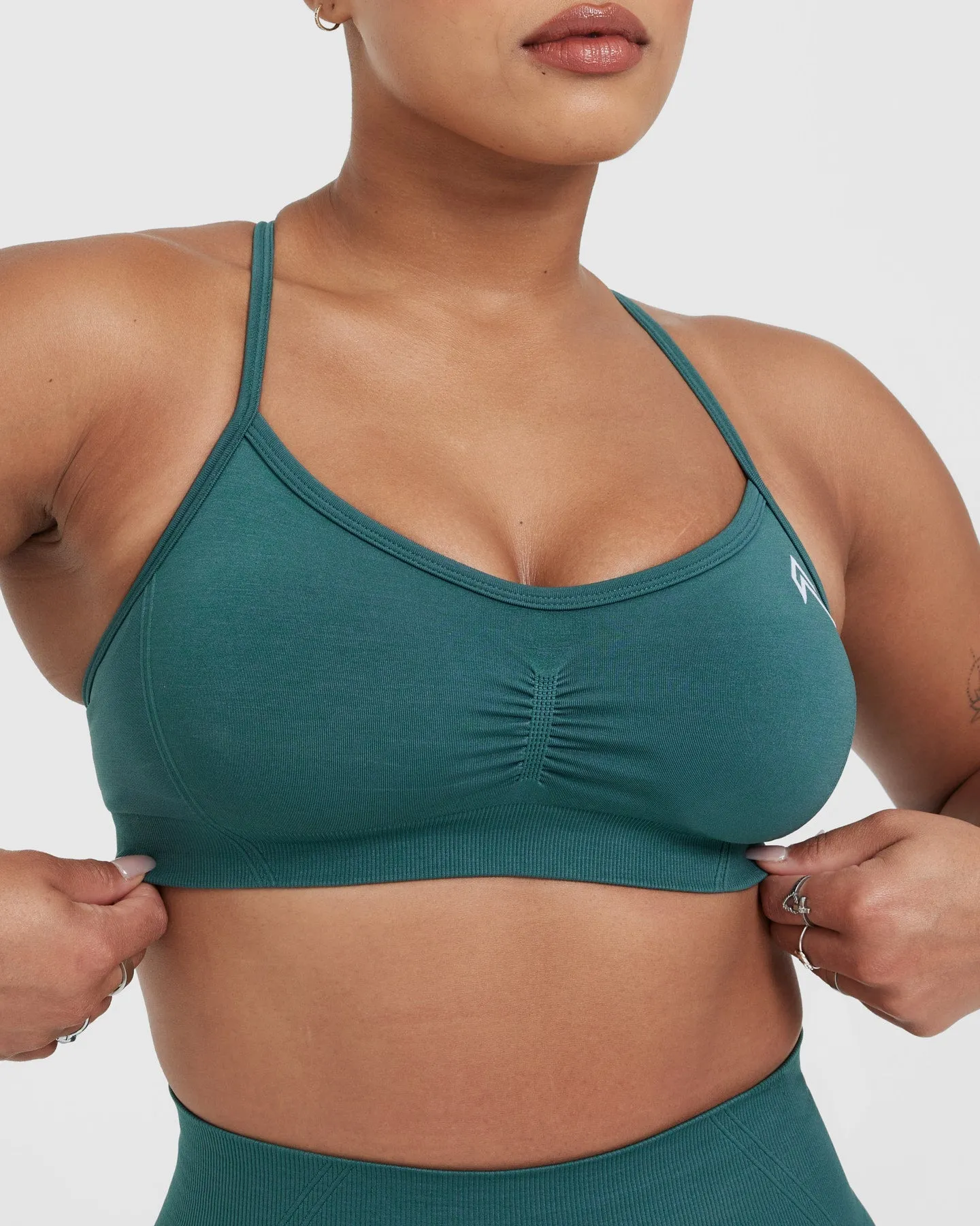 Effortless Strappy Bralette | Marine Teal