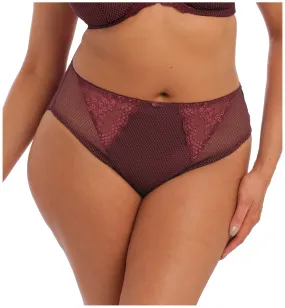 Elomi Charley Matching High Leg Brief (4386) - Aubergine