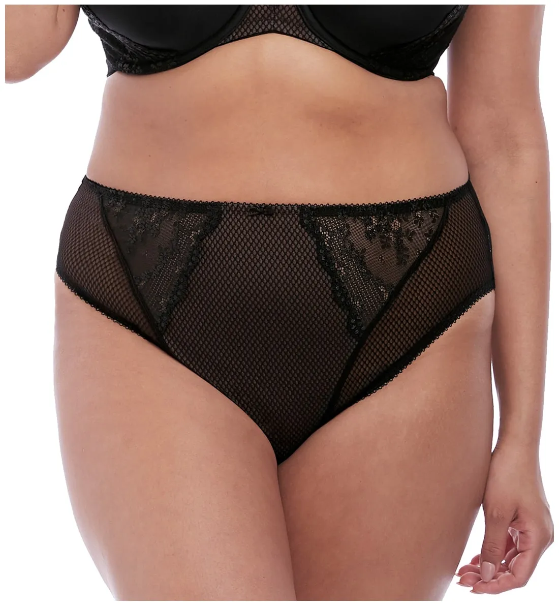 Elomi Charley Matching High Leg Brief (4386) - Black