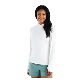 Free Fly Womens Bamboo Shade Hoody II Bright White XX-Large