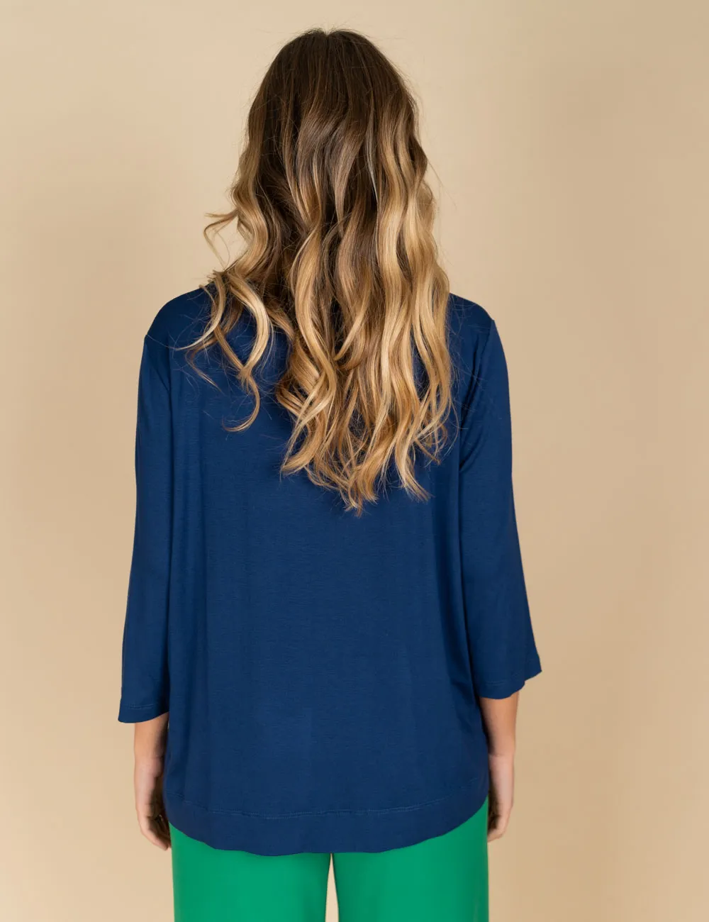 Gaia Life - T-shirt con stampa a farfalle blu