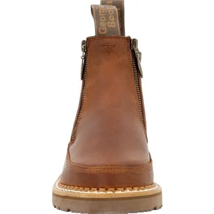 Georgia Boot Women's Side Zip Chelsea Romeo