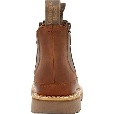 Georgia Boot Women's Side Zip Chelsea Romeo