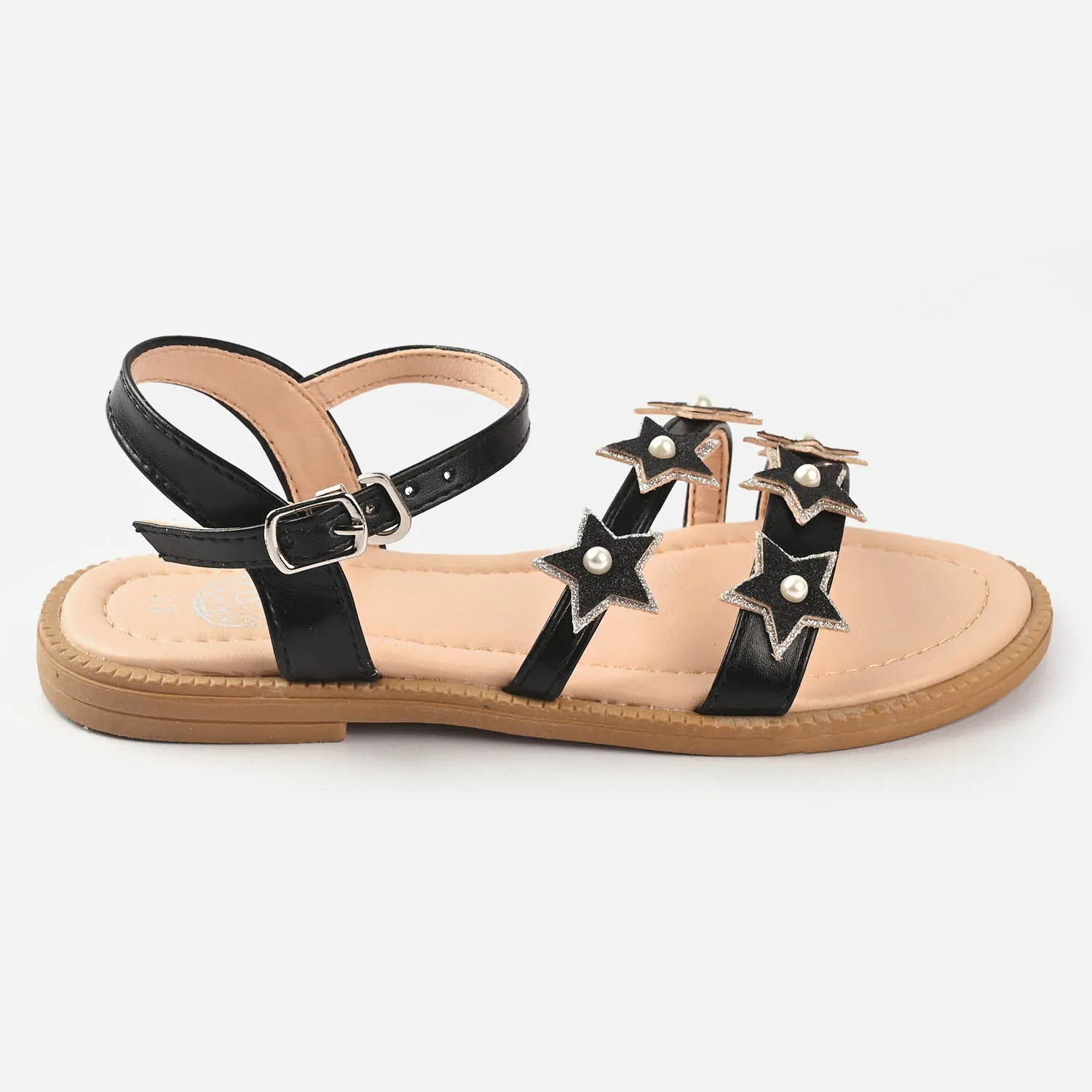 Girls Sandals 456-63-BLACK