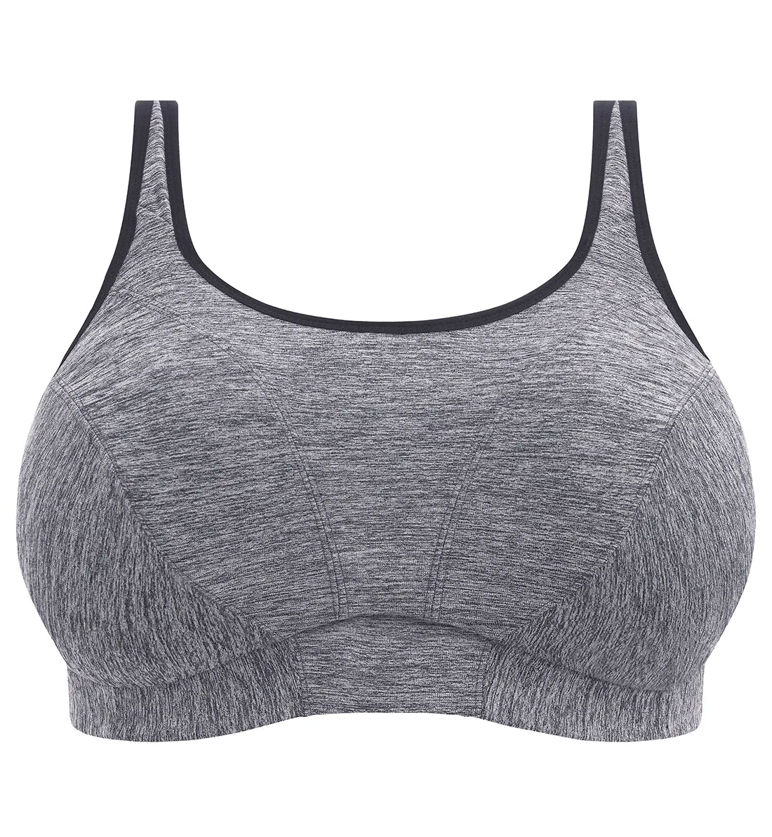 Goddess Non Wire Sports Bra (6913) - Pewter Heather