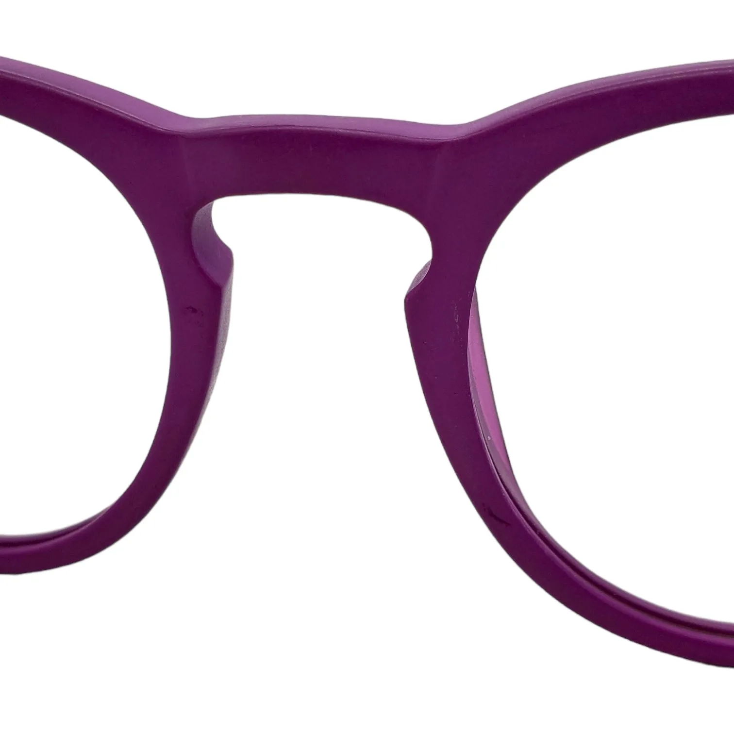 Han Purple Clear Lens Glasses