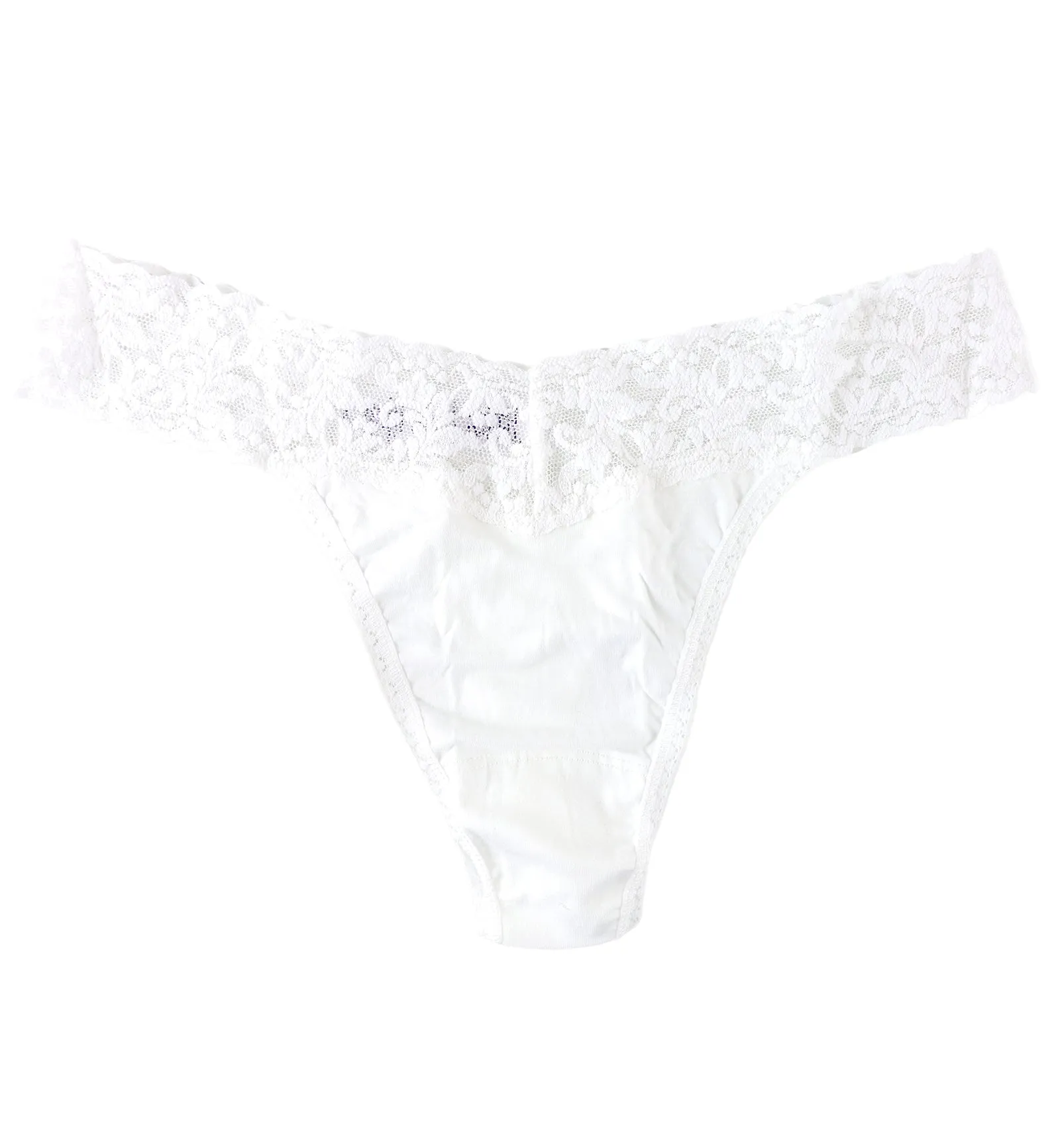 Hanky Panky Cotton Original Rise Thong (891801P) - White