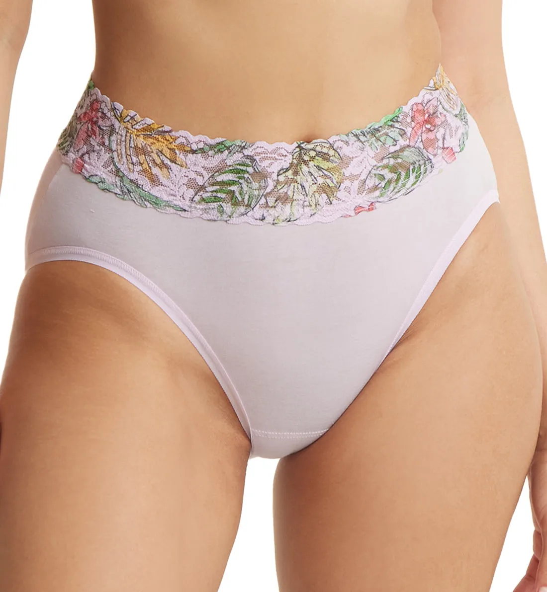 Hanky Panky Cotton-Spandex French Brief (892441) - Lovely Leaves