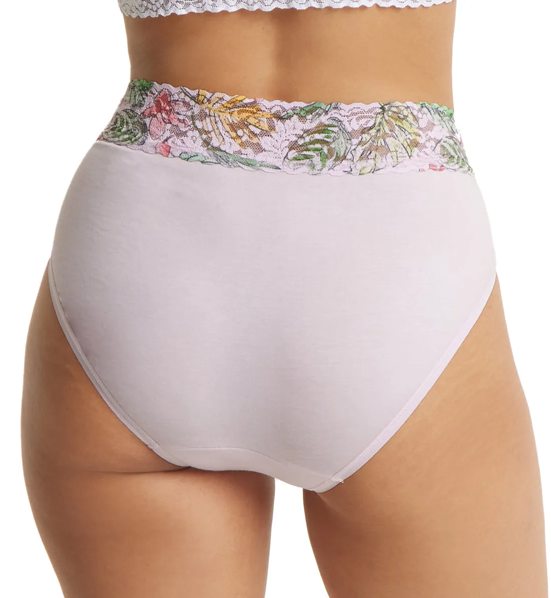 Hanky Panky Cotton-Spandex French Brief (892441) - Lovely Leaves