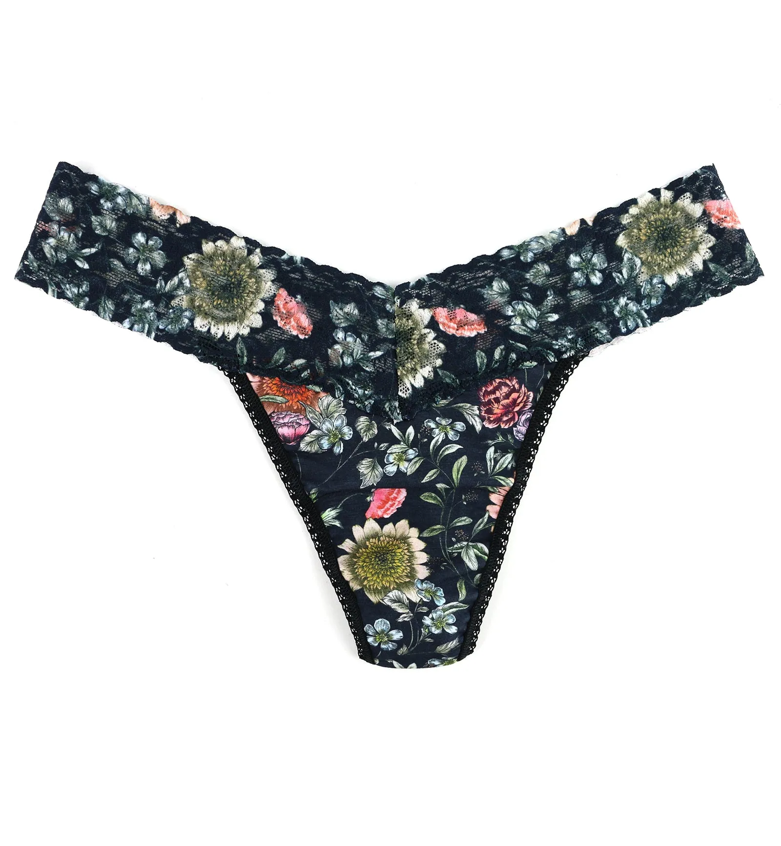 Hanky Panky Printed Organic Cotton Low Rise Thong (PR891581) - Hampton Court Gardens