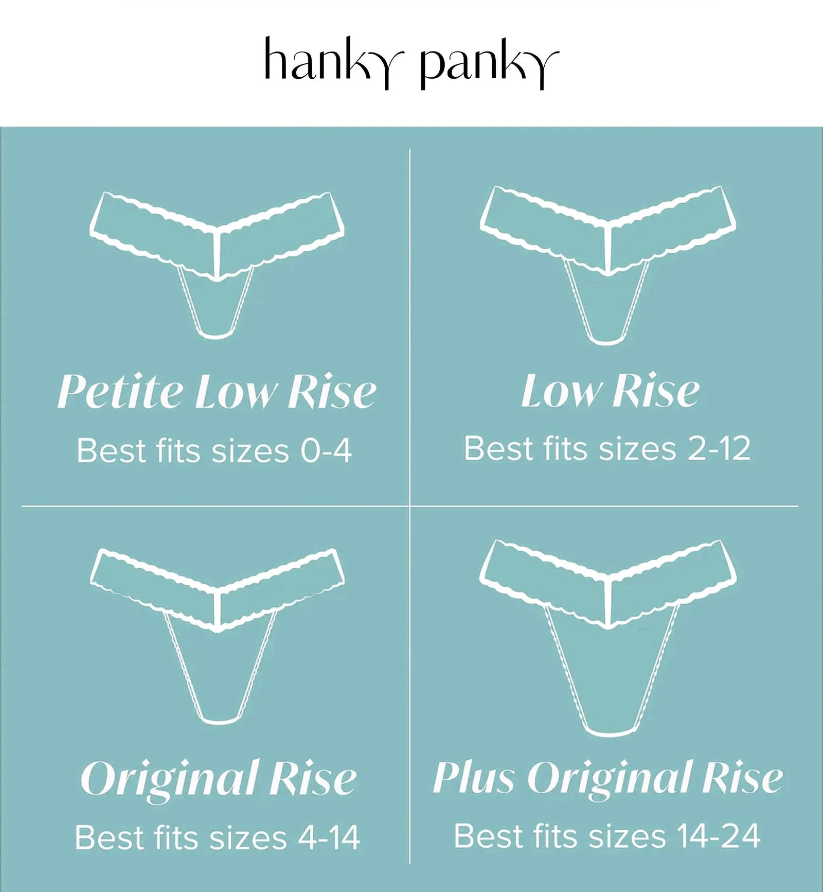 Hanky Panky Signature Lace Original Rise Thong (4811P) - Florence