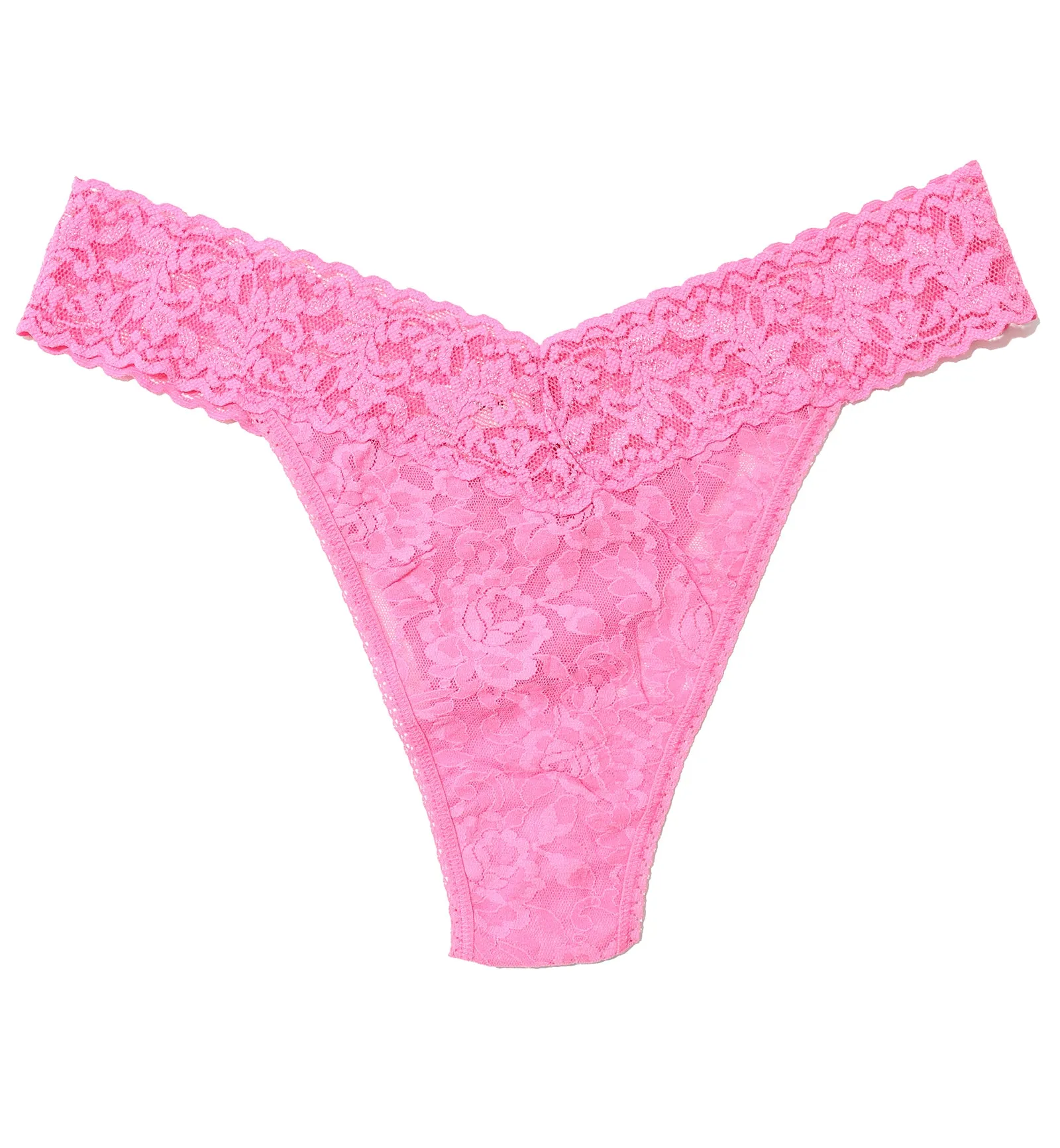 Hanky Panky Signature Lace Original Rise Thong (4811P) - Taffy